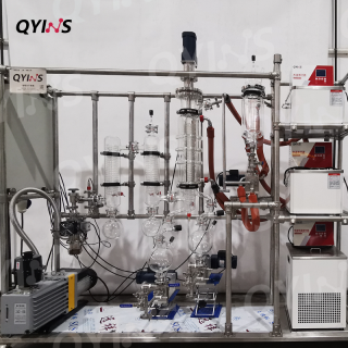 玻璃分子蒸餾 0.15~0.5平方 齒輪泵自動進(jìn)料