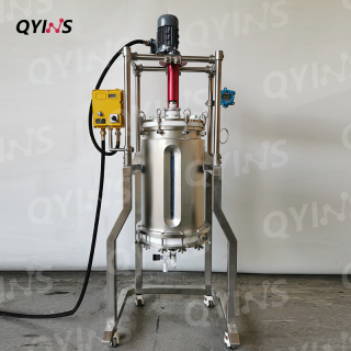 定制四氟釜蓋不銹鋼多肽裂解釜 過(guò)濾反應(yīng)釜  55L