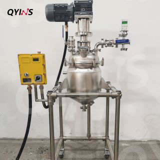 磁力密封高減速比不銹鋼反應(yīng)釜10L、20L、50L