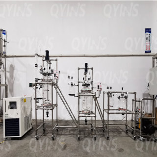 組合雙層玻璃反應釜20L、30L、50L