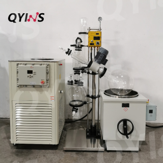 蒸發(fā)溶劑雙冷凝防爆手動(dòng)旋轉(zhuǎn)蒸發(fā)儀20L、50L、100L