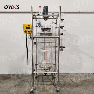 冷凝回流雙層玻璃反應(yīng)釜100L、150L、200L