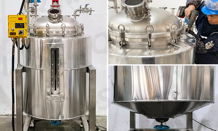 雙層不銹鋼反應釜 雙層不銹鋼反應釜